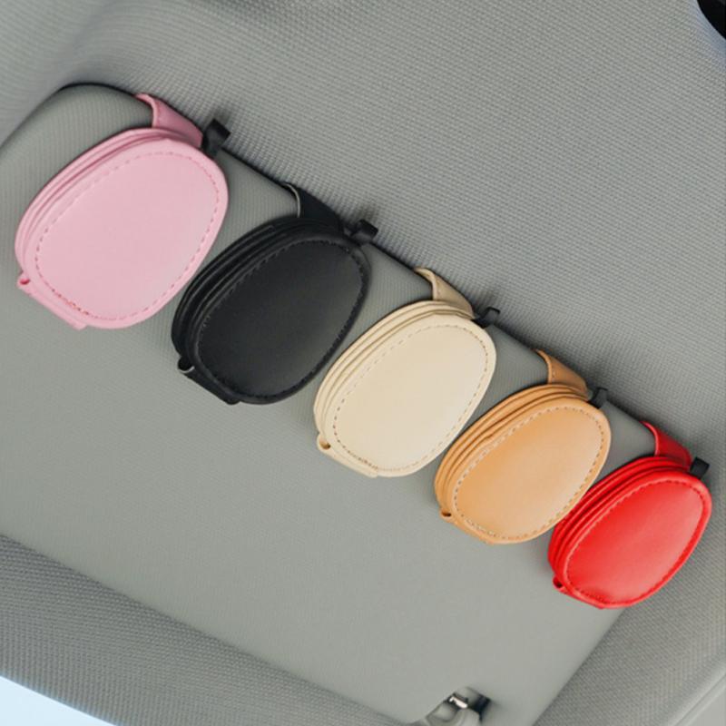 1~4 шт. автомобильный футляр для очков многофункциональный прочный магнитный притягивающий застежка искусственная кожа аксессуары для очков солнцезащитные очки клипса