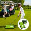 Golf Swing Practice Mat,Pearl Scale Recording Track, Outdoor Hitting Mat,Golf Beginner Training Auxiliary Mat,Swing Exerciser