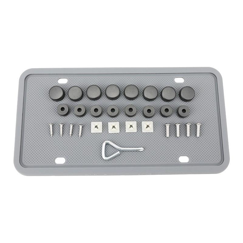 Силиконовая рамка номерного знака GM American Cars черная рамка номерного знака кронштейн антикоррозийные антишумовые всепогодные автозапчасти