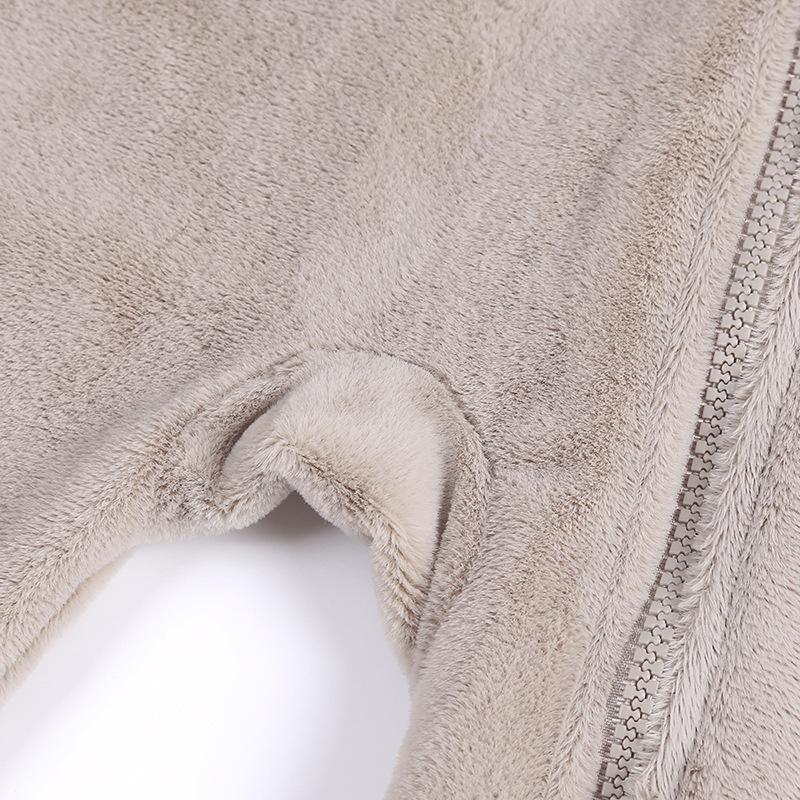 Детский комбинезон с заячьими ушками, осенне-зимний детский комбинезон, комбинезоны с флисовым капюшоном, комбинезон для малышей, одежда для маленьких девочек и мальчиков, одежда для новорожденных