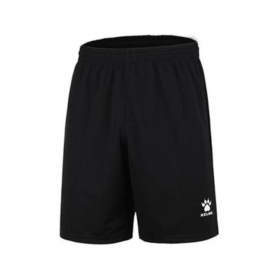 Детские игровые футбольные шорты Kelme, Влагоотводящие, Быстросохнущие, Футбольная одежда низ, Тренировочные шорты (Черный, 140см)