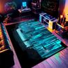 Игровой ковер 3D с подсветкой в стиле научной фантастики, ковер на тему будущих технологий, декоративные коврики для дома, столовой, гостиной, дивана