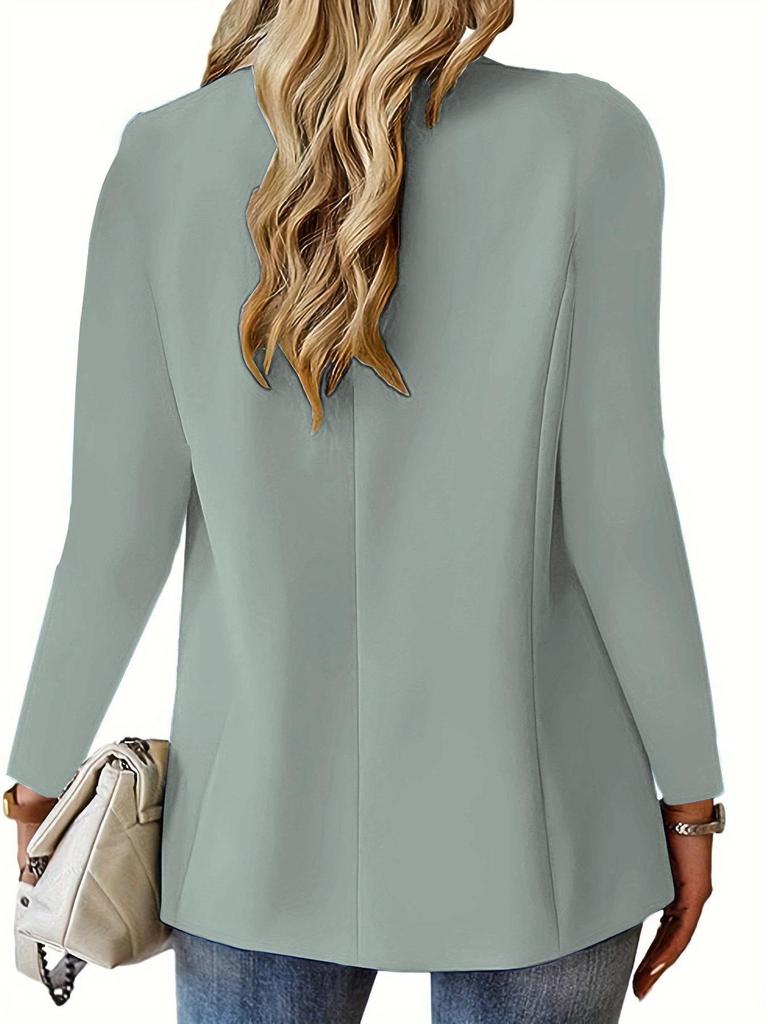 Женский осенний кардиган-блейзер с длинным рукавом, многоцветный, 2024