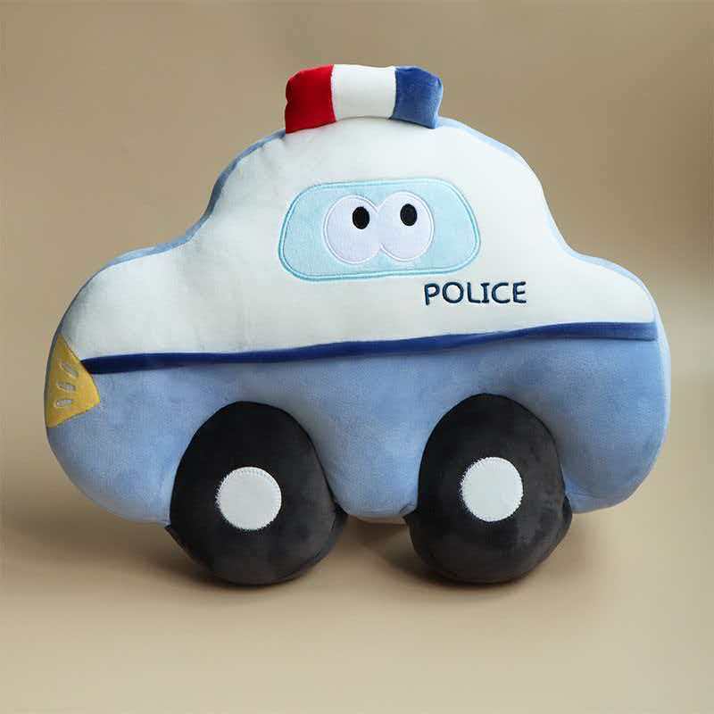 Cartoon Vehicle Plush Pillow With Pp Cotton Filling For Boys And Girls Playroom Or Gift Use