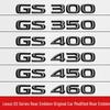 Совместимо с задним шильдиком Lexus GS350, GS250, GS300, GS400, GS430: Эмблемы с буквами и смещением