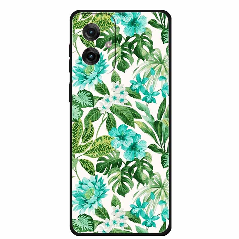 Для Motorola Moto G55 5G Чехол Роскошный ТПУ Мягкий Силикон Задняя Крышка Чехлы для Телефона для MotoG55 Защитный Ударопрочный Цветные Fundas