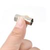 Cable Connectors for TV  Copper Twist On F Type Cable Connector Plugs High Quality Connector for TV Satellite Antenna Coax Cable