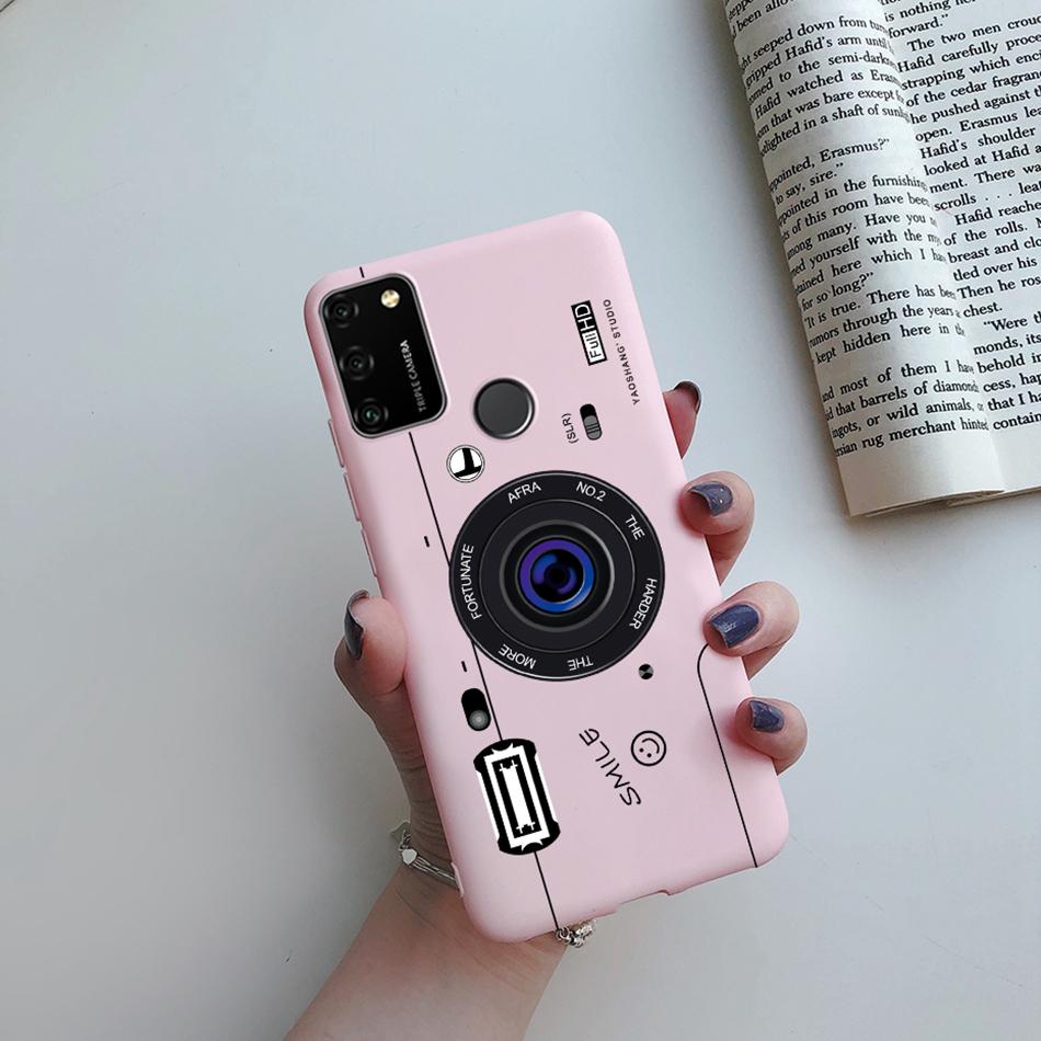 Для Huawei Honor 9A Чехол 2020 Силиконовая Крышка Мягкий Бампер Чехол Для Huawei Honor 9A Чехлы для Телефона MOA-LX9N Honor9A Сердце Любви Funda