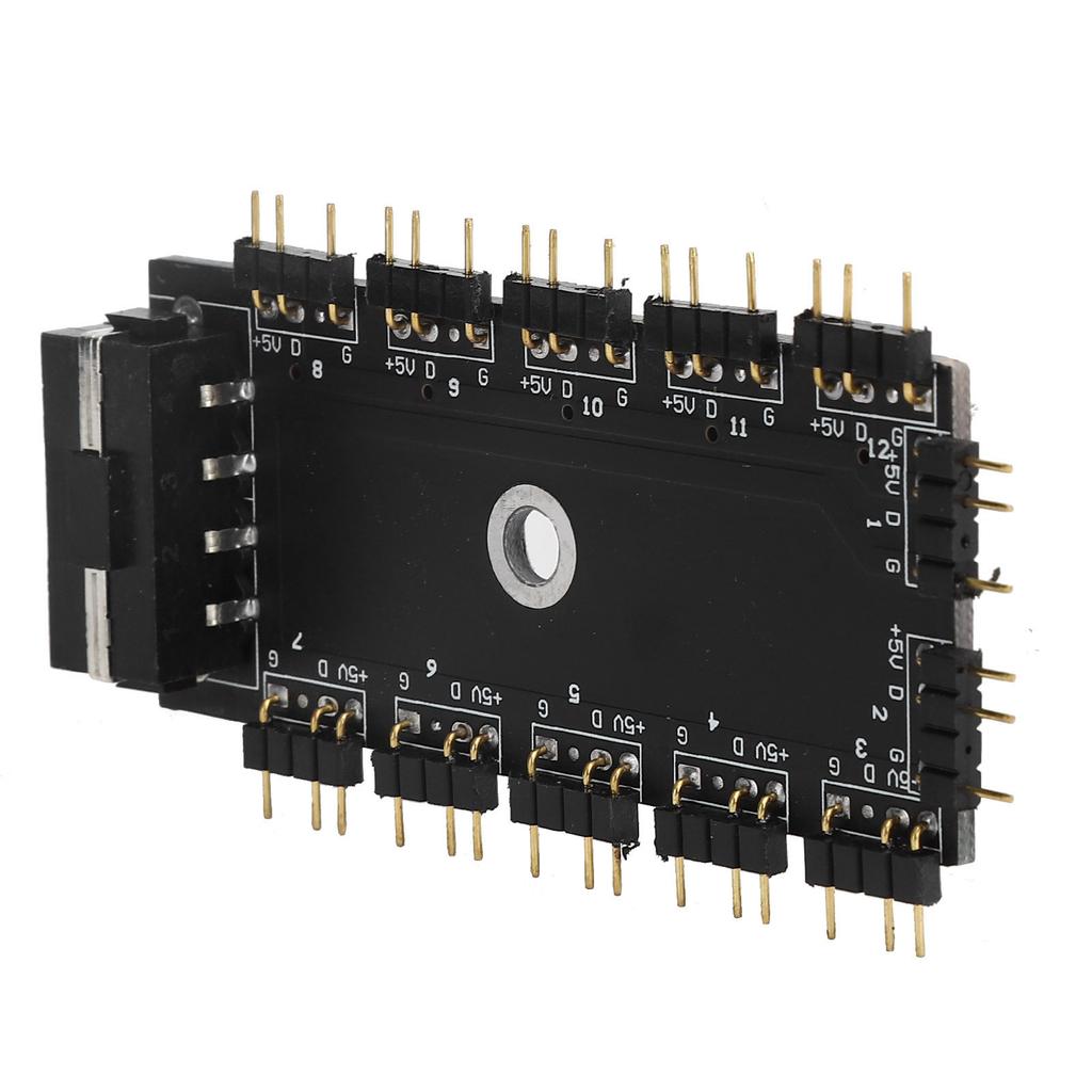 11-канальный разветвитель-концентратор 3PIN ARGB-интерфейс, удлинитель RGB-светодиодного устройства управления, аксессуары, интерфейс 5VIDE