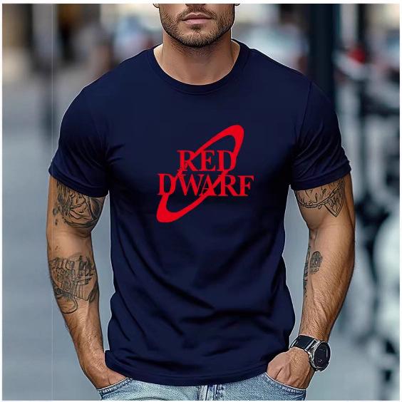 Cooling T-Shirt 1 Red Dwarf Graphic Summer Soft Comfortable Round Neck Casual Breathable T-Shirt Daily Wear