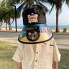 Children's Fan Hat Summer Travel New Style Lights Sun Protection Top Hat Men and Women Casual Cartoon Sun Hat Trend