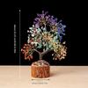 Crystal Tree Figurine Home Desktop Decors Lucky Ornament Handmade Bonsais Money Tree for Fengshui Enthusiasts Decoration