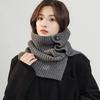 Knitted Fake Collar Scarf Women Warm Turtleneck Neck Warmer Detachable Winter Windproof Scarf