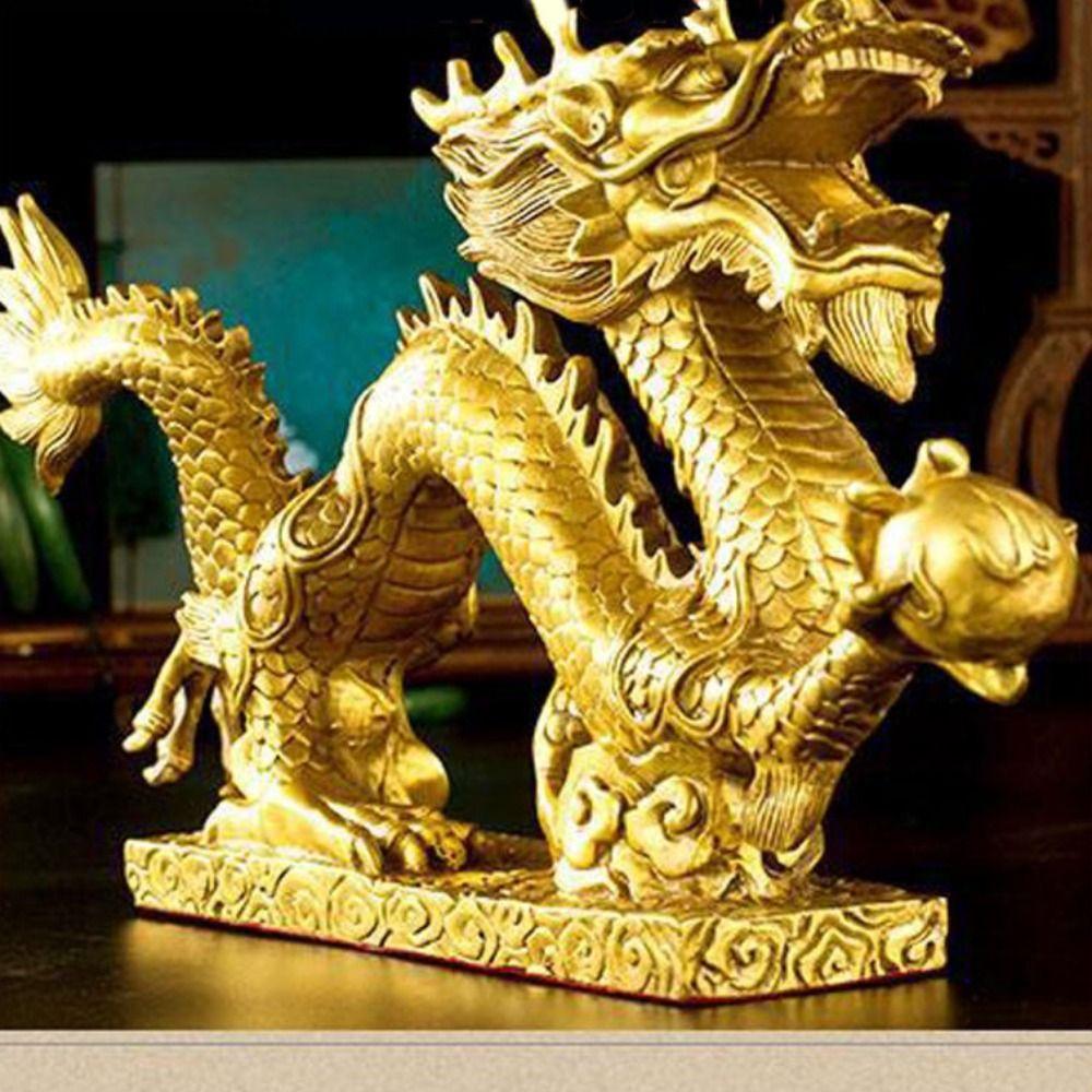 Искусство Статуэтка Дракона Зодиака Настольный Декор Скульптура Животного Скульптура Животного Украшения Дракона Офис