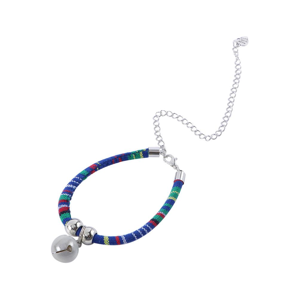 Модный ошейник-ожерелье с колокольчиком для питомца, нейлоновая ткань, аксессуар для котенка, ошейник для кошек с удлинительной цепочкой, украшение для кошек, щенков, товар