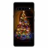 Christmas Phone Cases For Samsung Galaxy S10 /Galaxy S10e /Galaxy S10 Plus Case Black Silicone Soft Santa Claus TPU Bumper Funda