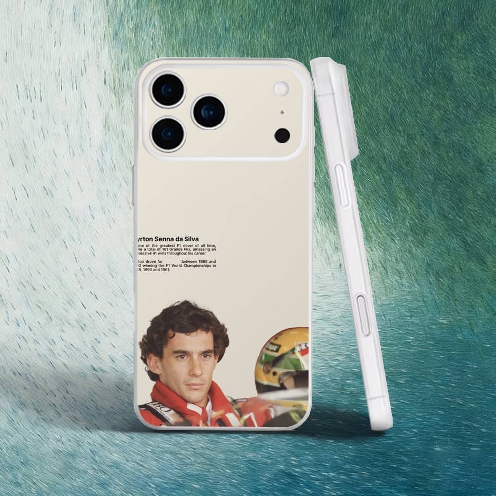 Чехол для телефона A-Ayrton Senna F1 Racing для iPhone 17,16,15,14,13,12,X,XS,Pro,Max,Plus,E,Air,Mini с магнитной основой Magsafe, Жидкий ТПУ