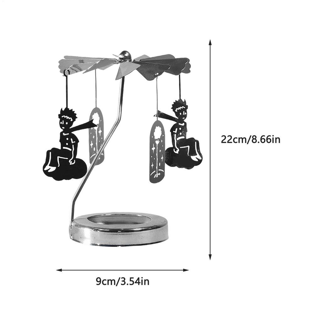 Вращающийся поднос для свечей Термостойкая подставка для свечей Подсвечник Вращающийся круглый поднос Вращающийся фонарь Романтические украшения для ужина при свечах