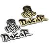 Автомобильная 3D металлическая наклейка Эмблема Дакар Значок Наклейка на Окно Кузов Задний Бампер Багажник Для Ралли Внедорожник SUV Пикап 4X4 Автоаксессуары