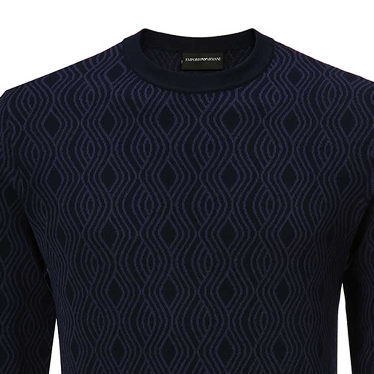 EMPORIO ARMANI Knitwear Men's Blue 3H1MTD-1MD3Z-F950