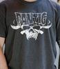 Футболка Danzig Crystar Skull 80-е Панк на Винтажном Черном Comfort Colors 1717