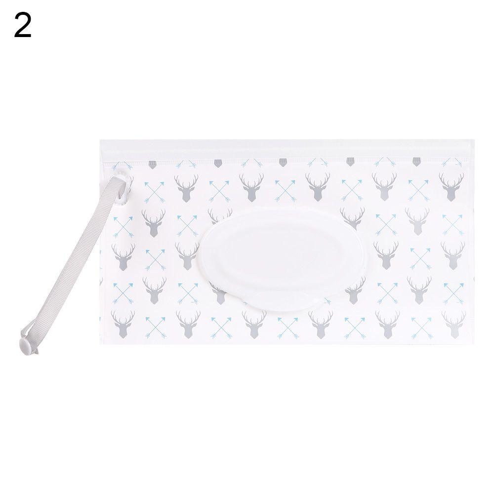 Portable Carrying Case Flip Cover Cosmetic Pouch Wet Wipes Bag Stroller Accessories Tissue Box