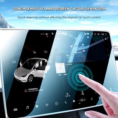 Защитная пленка Futope из закаленного стекла для Tesla Model 3 Highland Y 2025-2025 с матовым бликом и HD-экраном для центрального управления