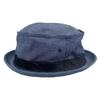 Basic Enchi Cotton Terrapinch Pork Pie Available In Plus Shallow One Size Fits for Men and Women Hat, Sizes, Cut, Cotton, Terrapinch, All, (INDIGO)