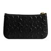 Coach Penn 21 Solid Color Embossed Letter Hardware Zipper Closure Leather Underarm Handheld Shoulder Bag Small Women bags Black CM552-B4BK