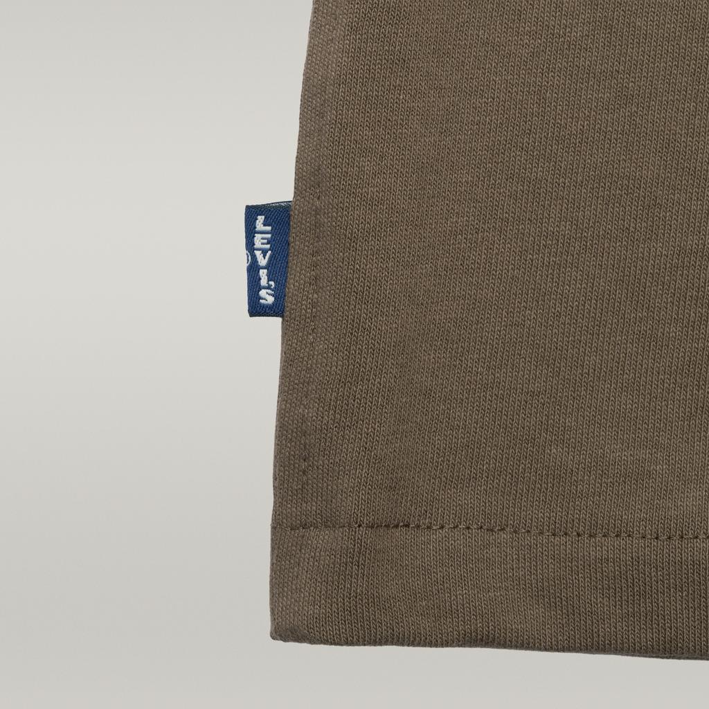 Levis Простая Удобная Однотонная Базовая Универсальная Повседневная Футболка Мужские Топы 001LJ-0005