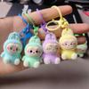 Flocking Mini Baby-free Keychain Vinyl Cute Baby Walking Bag Mobile Phone Pendant Cute Pendant