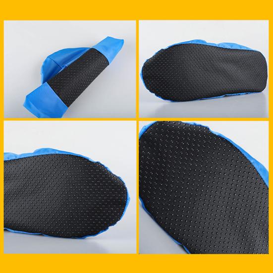 1 Pair Waterproof Shoe Covers Reusable Foldable Not-Slip Rain Boot Covers Wear Resistant Shoe Protector Overshoes