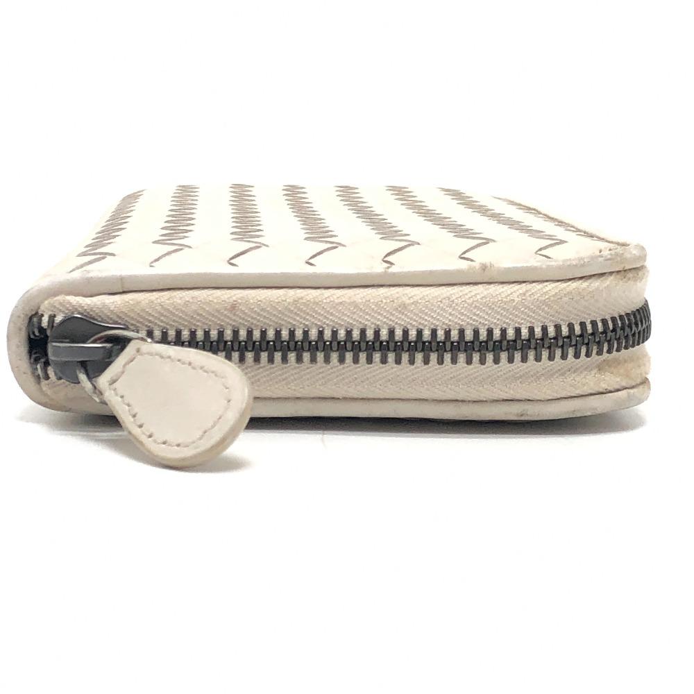 BOTTEGA VENETA 114076 Intrecciato Long wallet Zip Around Long Wallet