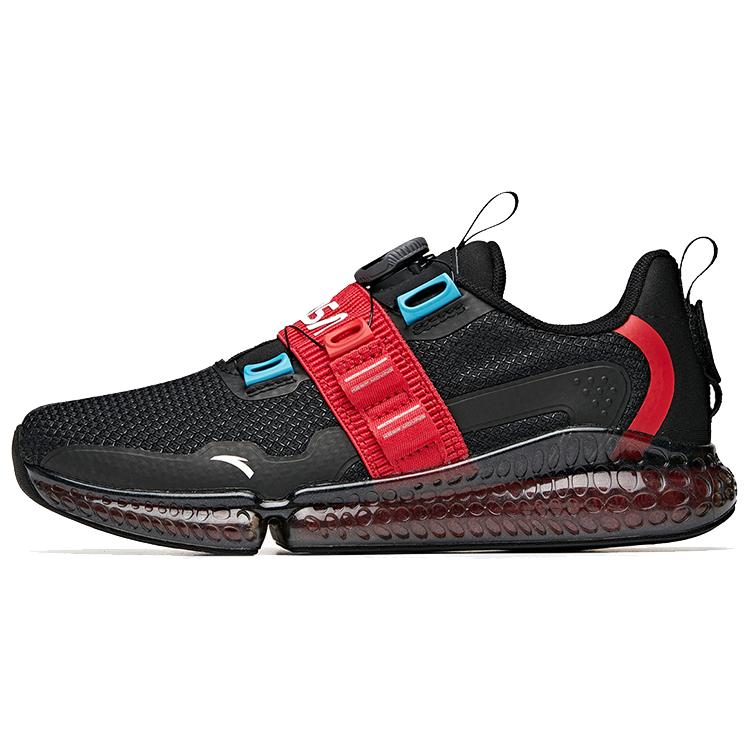 Anta Running Collection Full Length Air Cushion Low top Running Shoes Women's Black Red 122015590-4