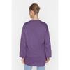 Фиолетовый вязаный свитер Tctaw23ak00014