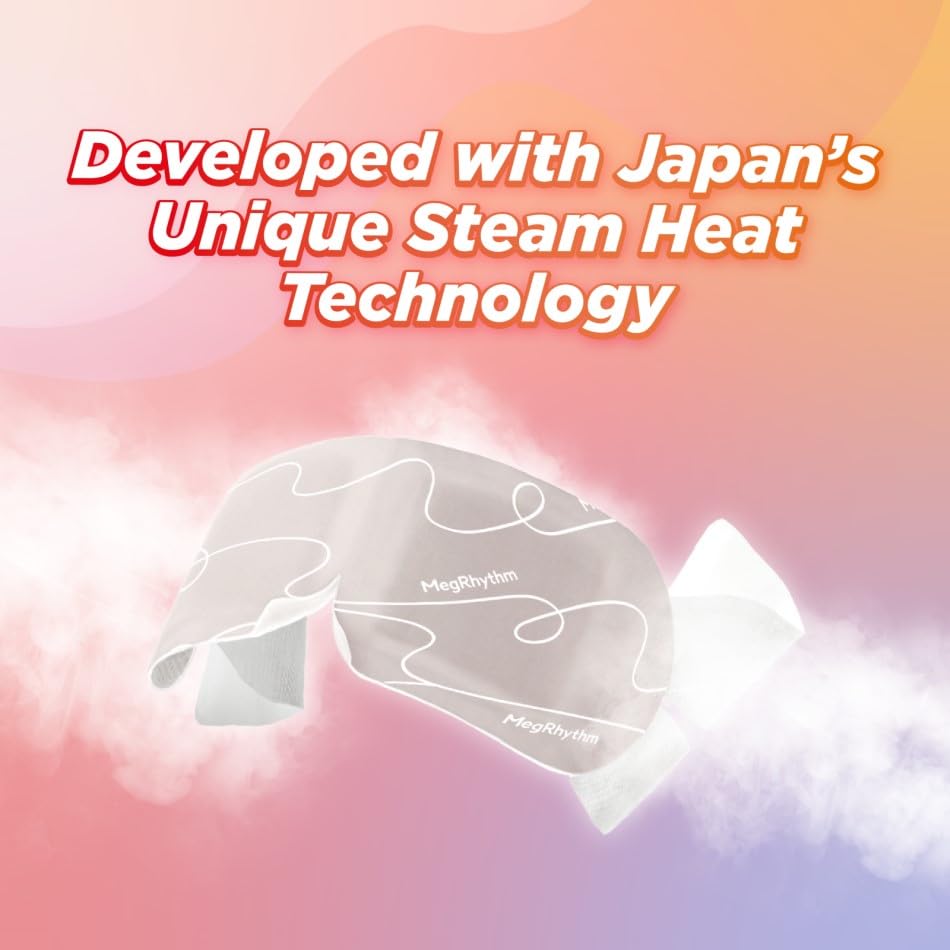 Megrhythm паровая горячая маска для глаз ромашка 12 шт.