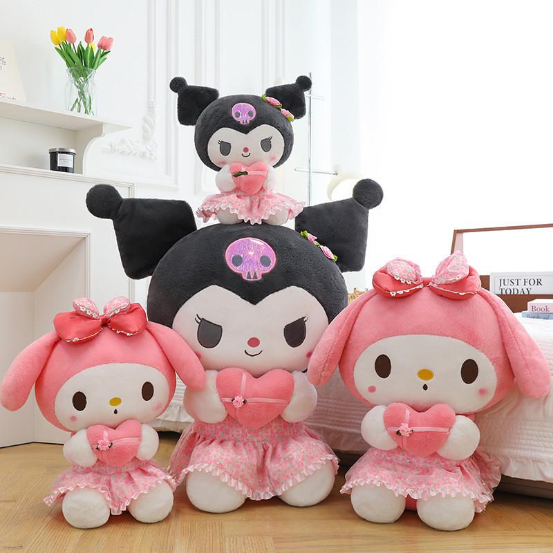 Очаровательная Розовая Плюшевая Кукла My Melody Милый Подарок Для Девочек Мягкая Подушка Из ПП Хлопка