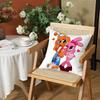 Game SSprunki fun Cushion Cover Silky Short Plush Invisible Zipper Dustproof Sofa Pillow Case for Home Decor