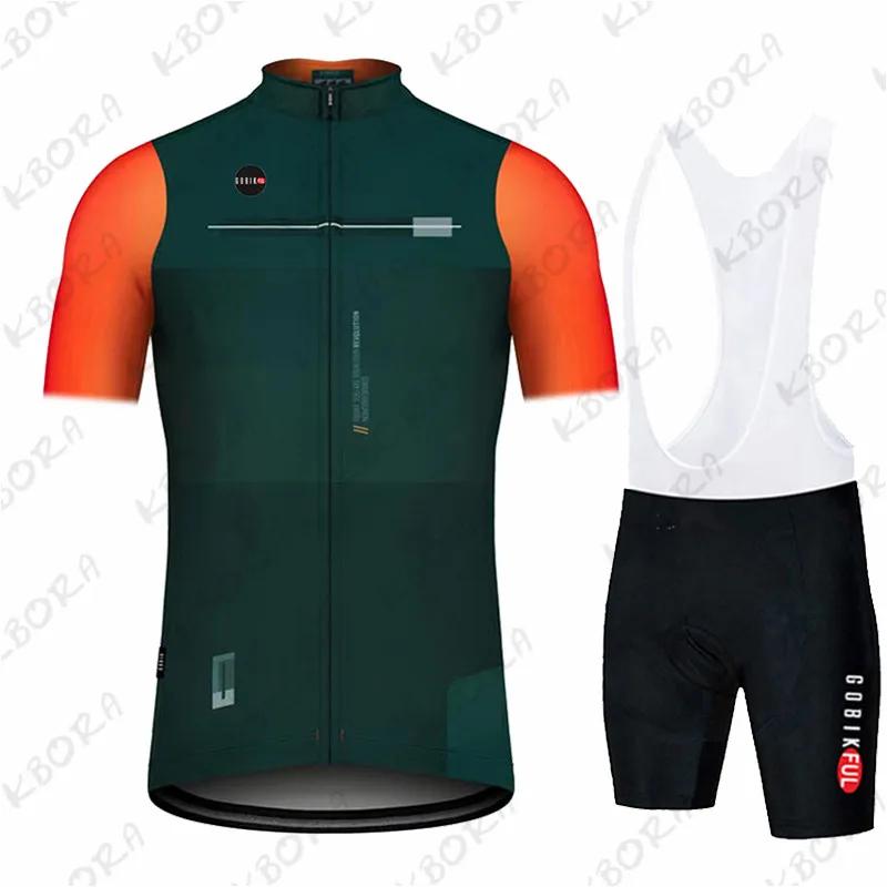 Мужская одежда для велоспорта с коротким рукавом Gobik Mtb Велосипедная форма Майка Велосипед Одежда для велоспорта Мужская 2026 Летний дышащий велосипедный костюм Комплект