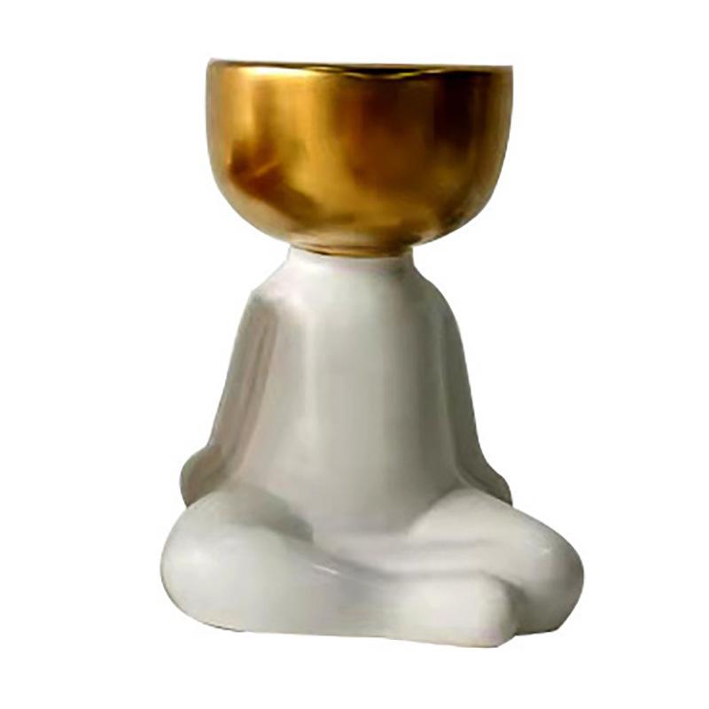 Украшение цветочного горшка с изображением персонажа Украшения для дома Суккулентный цветочный горшок Настольная ваза Горшок для растений Садовые горшки Кашпо Горшечные растения