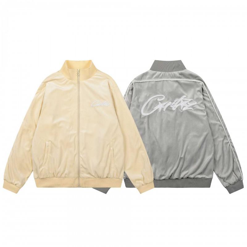 CORTEIZ Streetwear Zip-Up Jacket Loose Fit Casual Fashion Outerwear Young Men