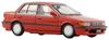BM CREATIONS Mitsubishi Lancer Gti 1988 Red LHD Finished Product 1/64