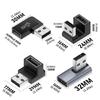 Экономичные USB Type-C коннекторы под углом 90°, защита от помех, адаптер для быстрой зарядки 10 Гбит/с для рабочей среды