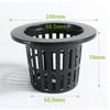10/20Pcs Hydroponic Planting Basket Soilless Cultivation For Vegetables Flowers Plant Root Fixer Plastic Mesh Pots Flowerpot D3