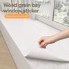 1 Roll, Self-Adhesive Black and White Wood Grain Window Sill Stickers, Waterproof & - Suitable for Furniture, Cabinets, and Threshold Renovation