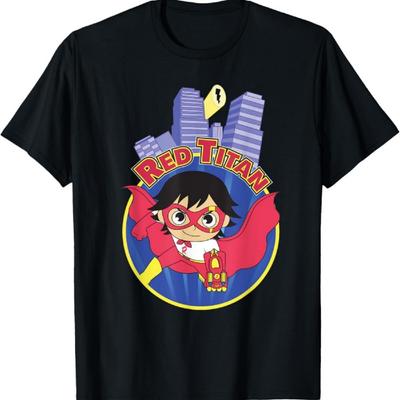 Футболка Ryan's World Titan Universe Красный Титан