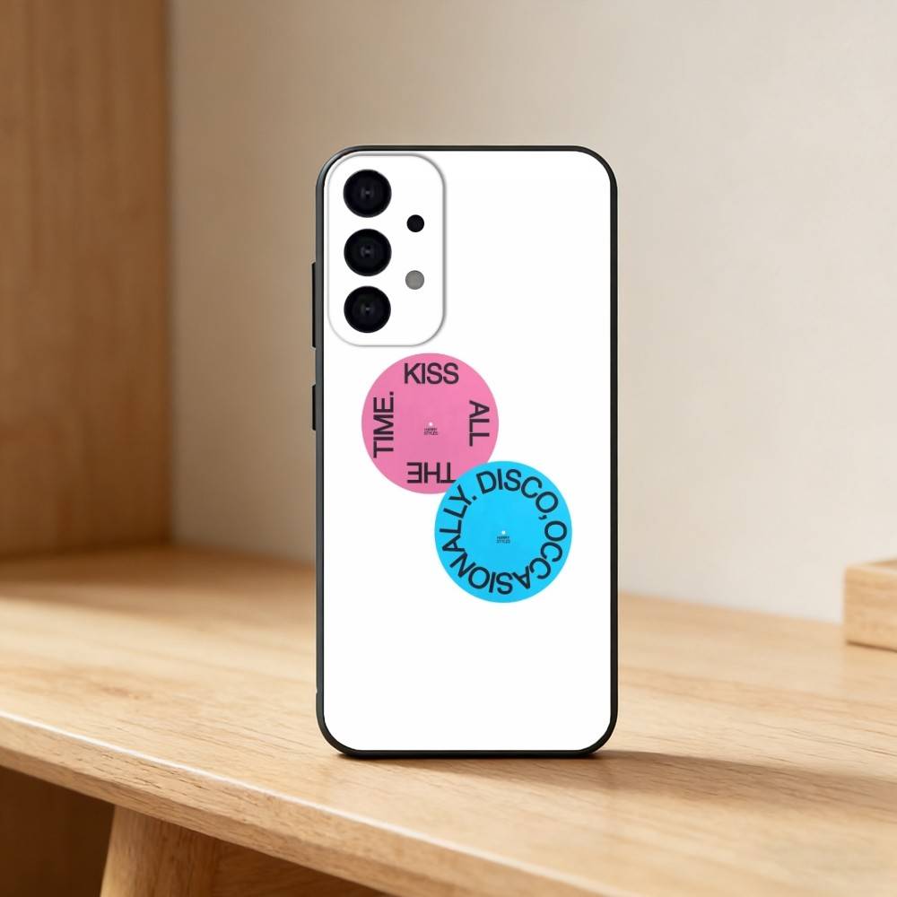Чехол для телефона H-Harry Kiss All The Time S-Styles для Samsung S25, S24, S21, S22, S23, S30, Ultra, S20, Plus, Fe, Lite Черный корпус