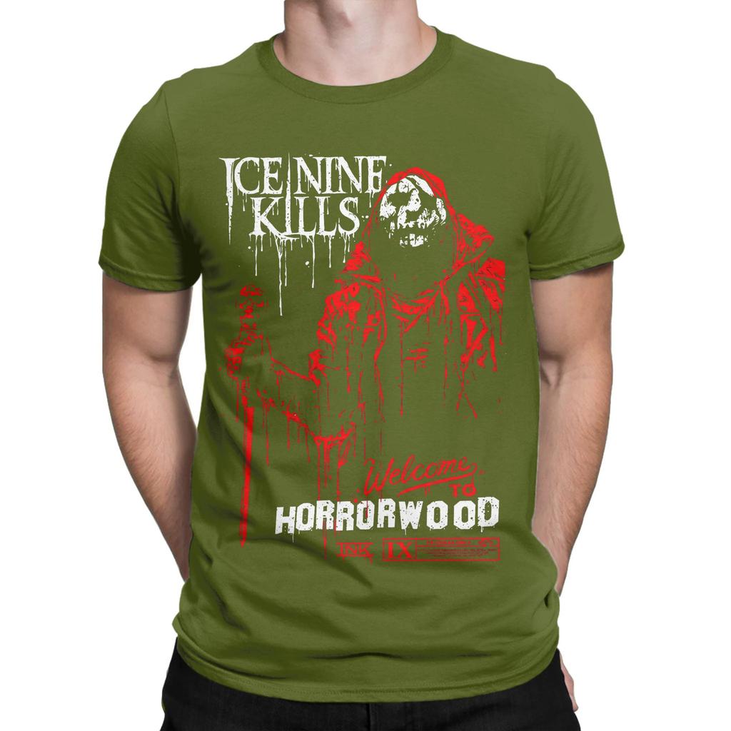Funny Ice Nine Kills The Silver Scream T-Shirts Unisex Round Neck Pure Cotton T Shirt Short Sleeve Tee Shirt Adult Clothes