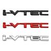 3D Metal i-VTEC Car Trunk Rear Turbo Fender Emblem Badge Decals Stickers Silver/Black/Red