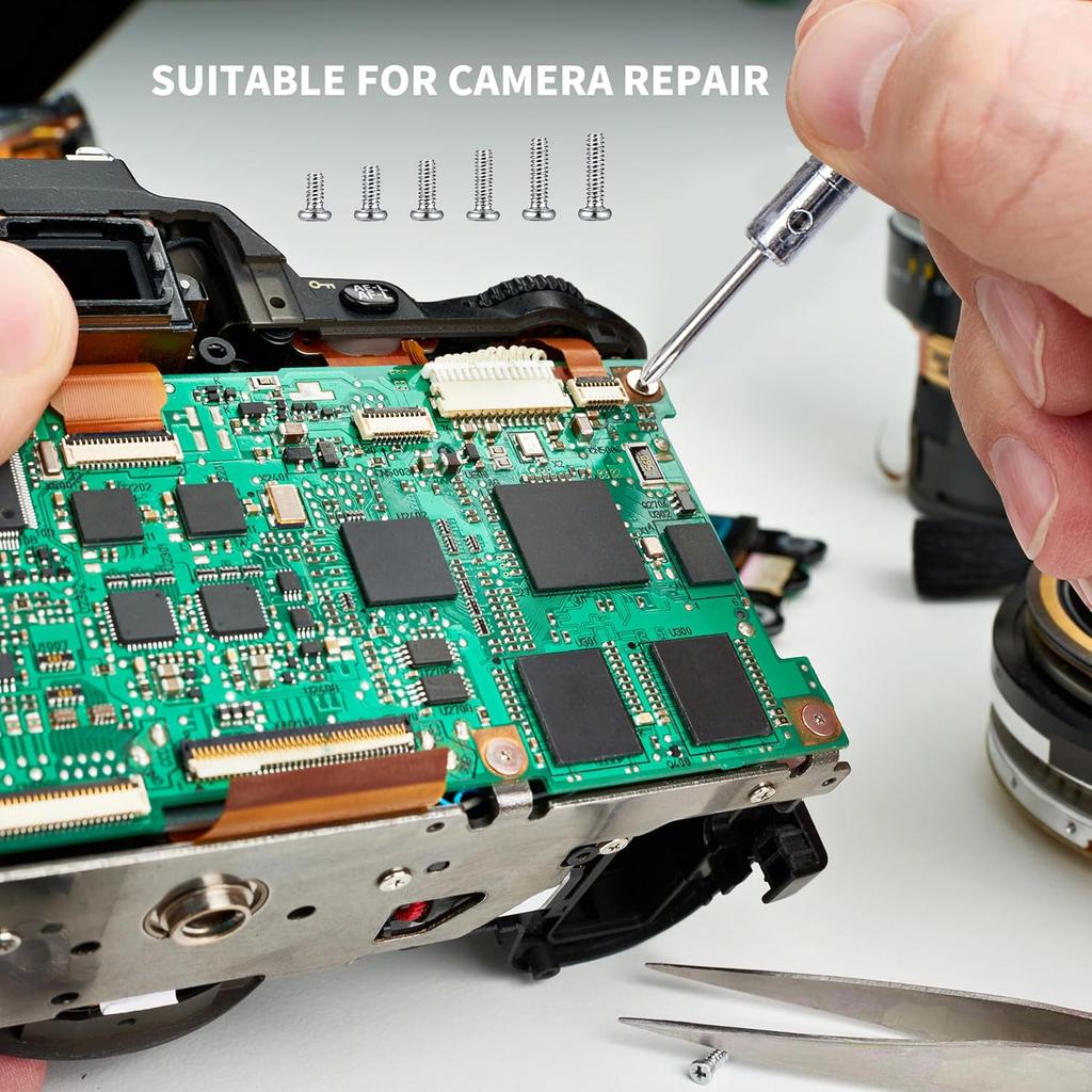 500 шт. винтов для ноутбуков, M1.2/M1.4/M2 маленькие микро крошечные винты для электроники, мини-винт для замены компьютера для очков часов SSD M.2 жесткий диск